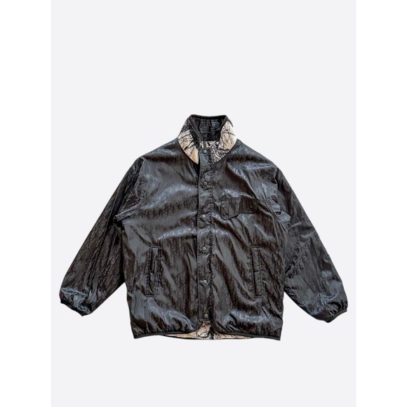 Dior Black Oblique Reversible Fleece Jacket - Picture 1 of 8
